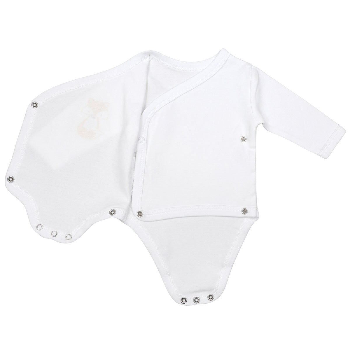 Long Sleeve Organic Baby Bodysuit - 3-pack_Animal Friends_detail4_1208