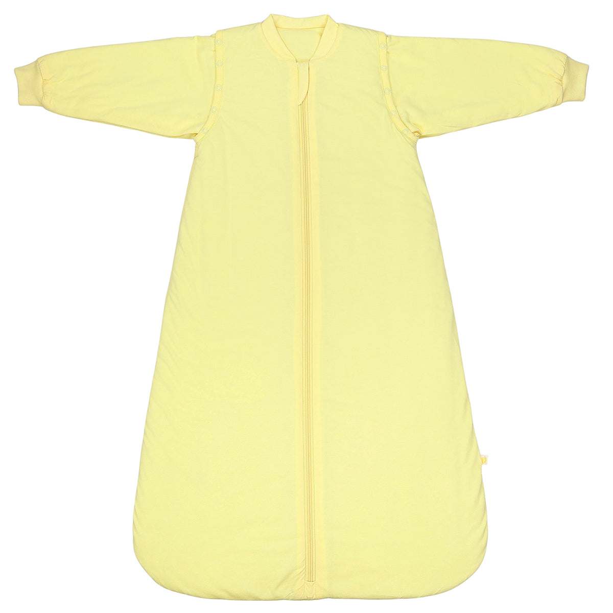Long Sleeve Baby Sleeping Bag - 3.5 TOG_Soft Yellow_front_1210