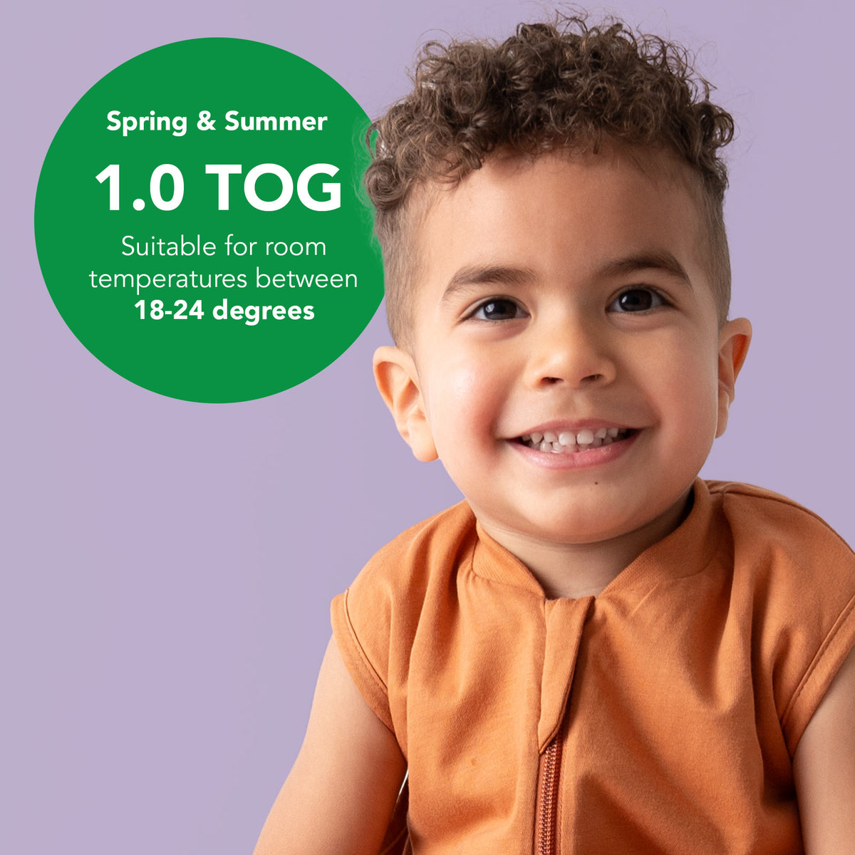 Plain Sleeping Bag - 1.0 TOG_Caramel_TOG_425
