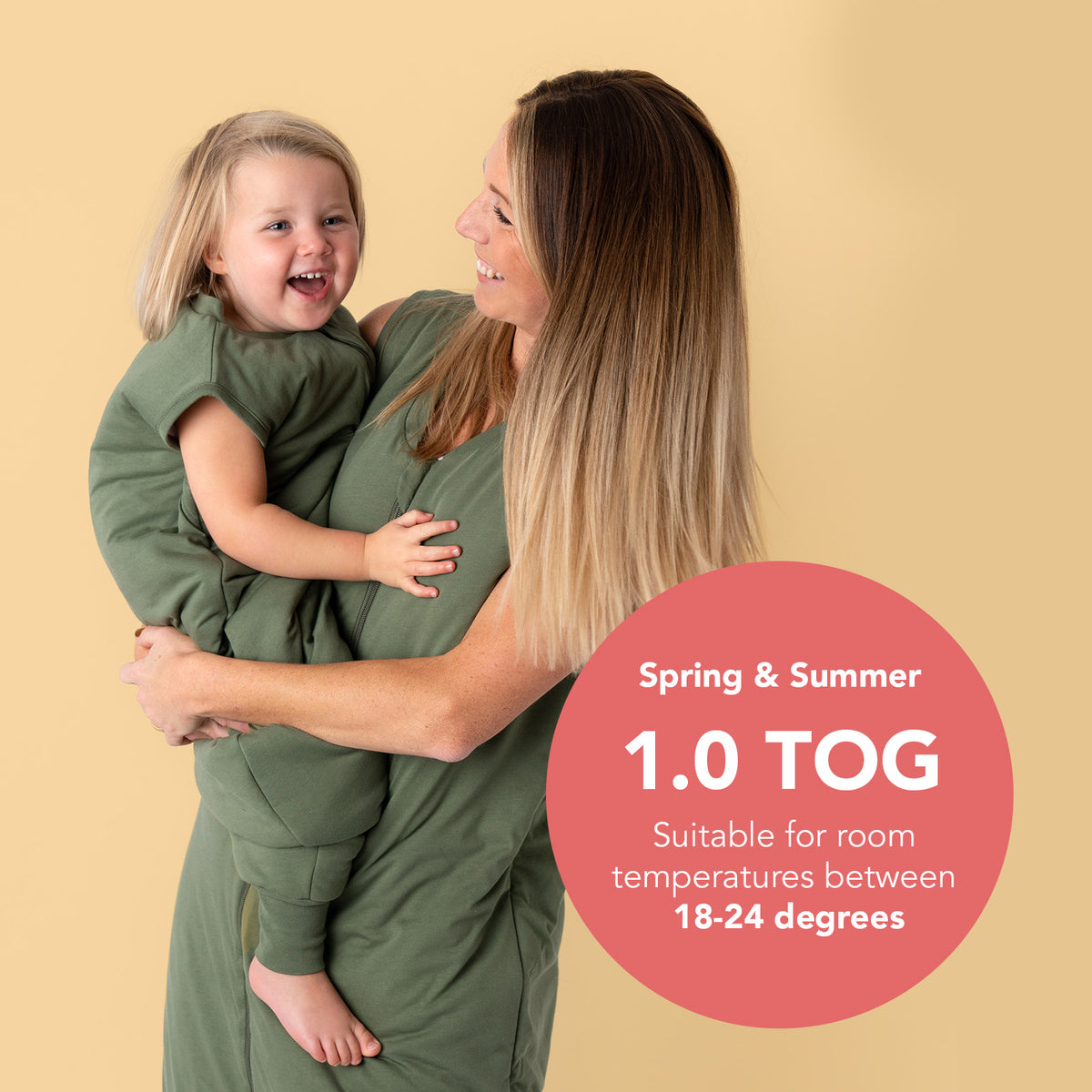 Sleeping Bag with Feet - 1.0 TOG_Olive_TOG_424