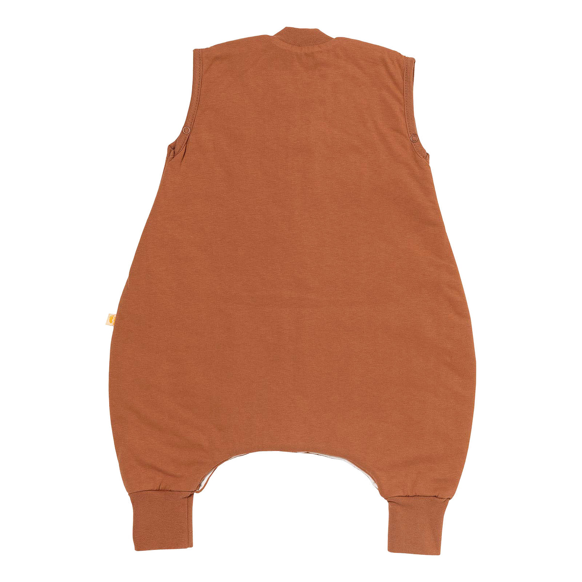 Plain Sleeping Bag with Feet - 2.5 TOG_Caramel_back_463