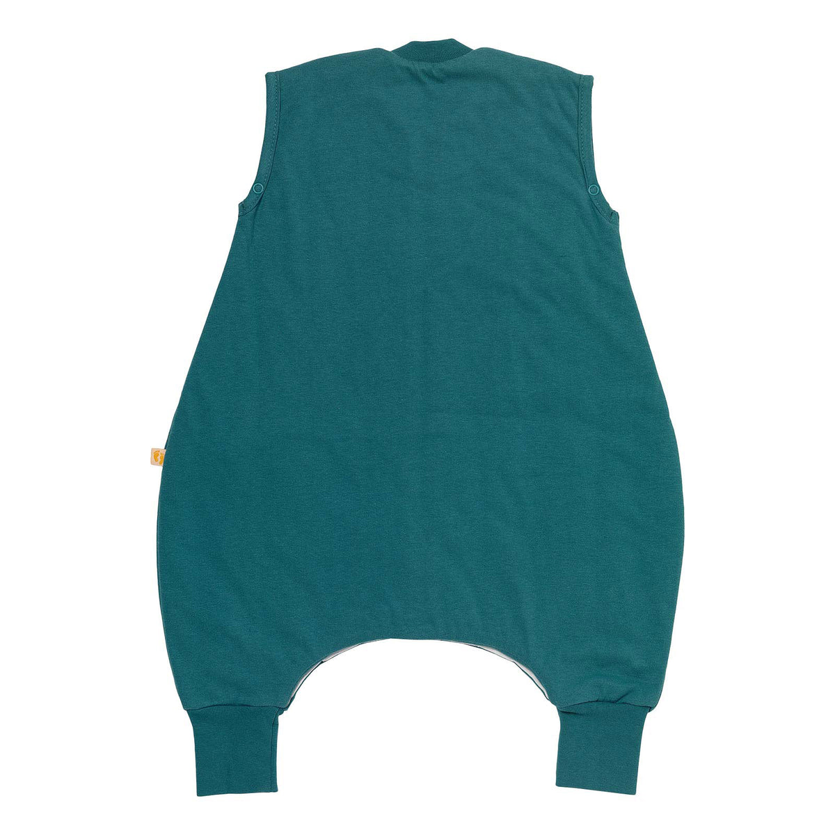 Plain Sleeping Bag with Feet - 2.5 TOG_Teal_back_463