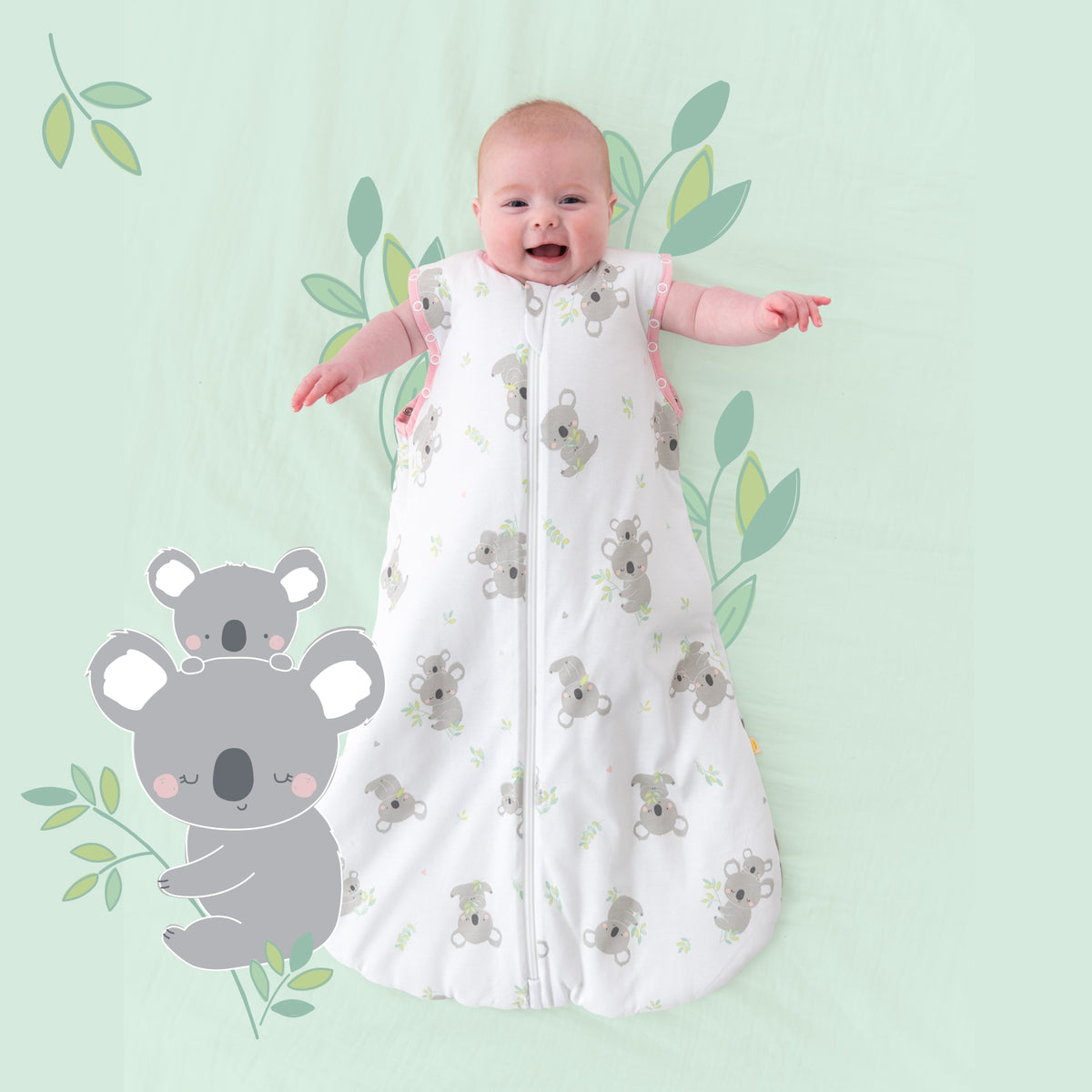 Sleeping Bag with Detachable Sleeves - 2.5 TOG_Koala_sample image_465