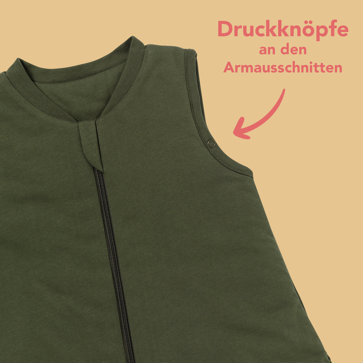 Plain Sleeping Bag - 2.5 TOG_Olive_sample image_467