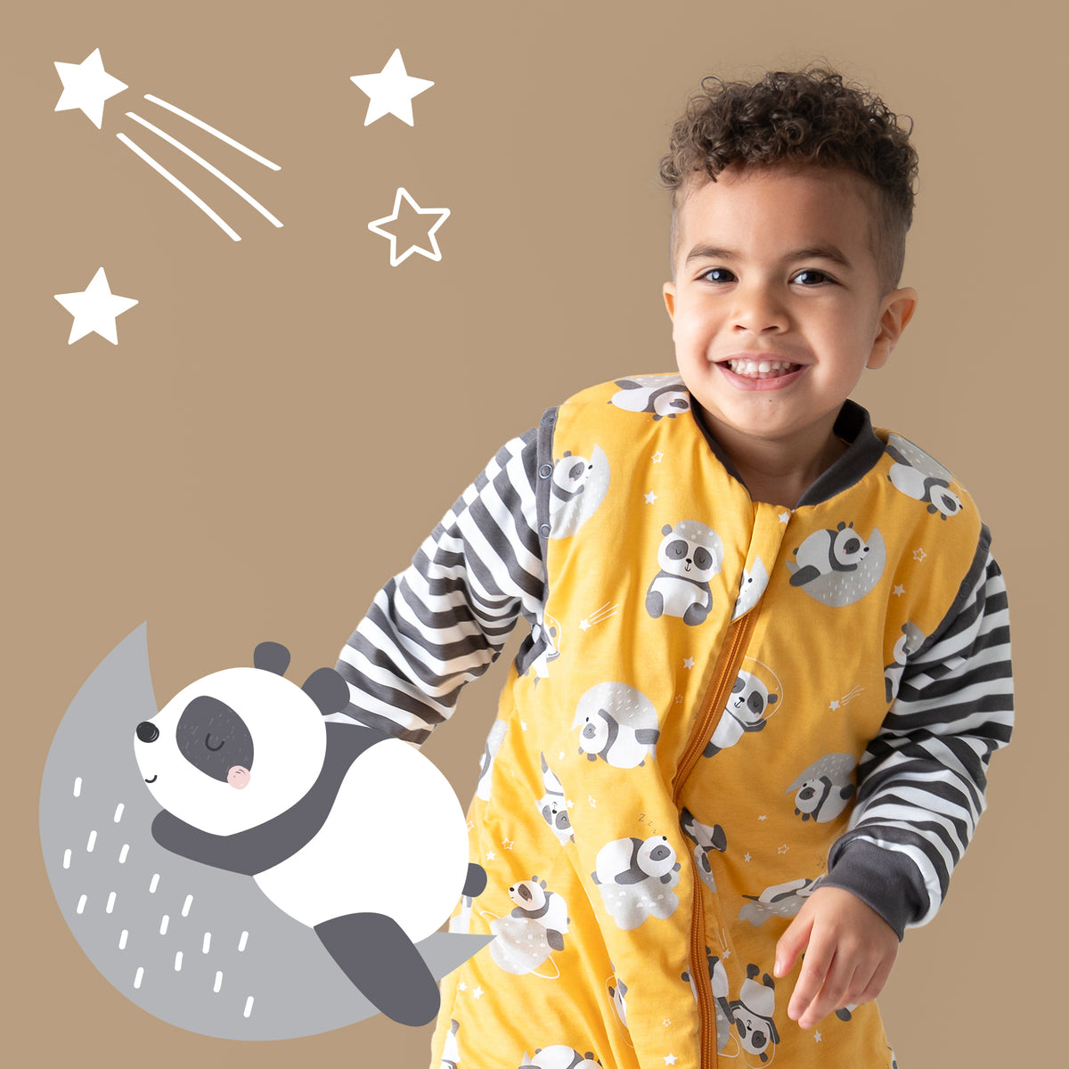 Sleeping Bag with Detachable Sleeves - 2.5 TOG_Panda_sample image_465