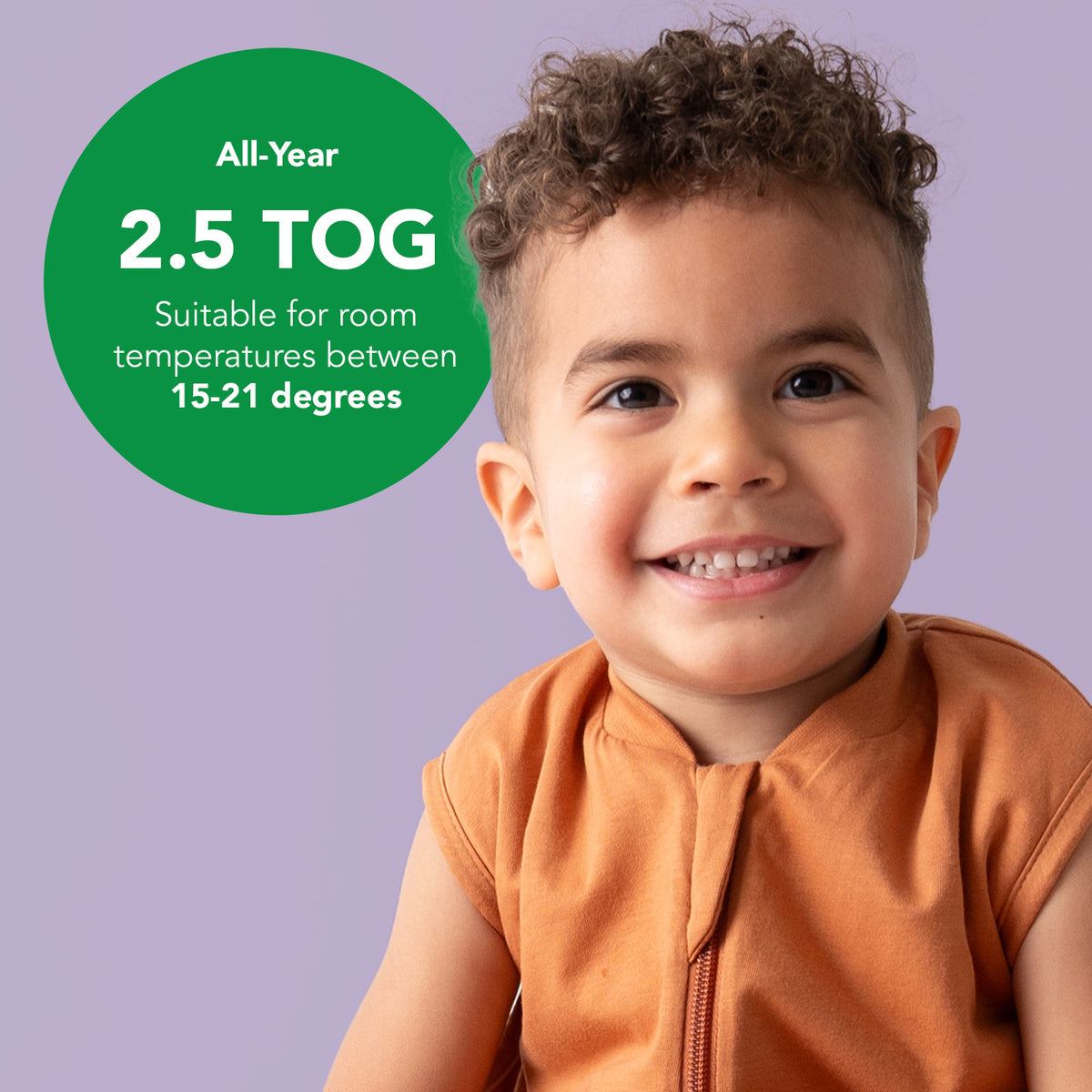 Plain Sleeping Bag - 2.5 TOG_Caramel_TOG_467