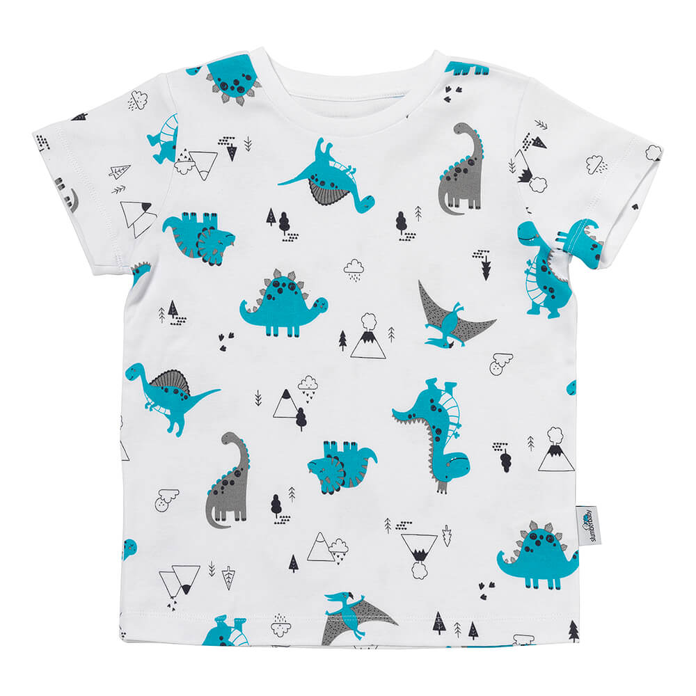 Organic Short Children's Pyjamas_Jurassic_OEKOTEX_445