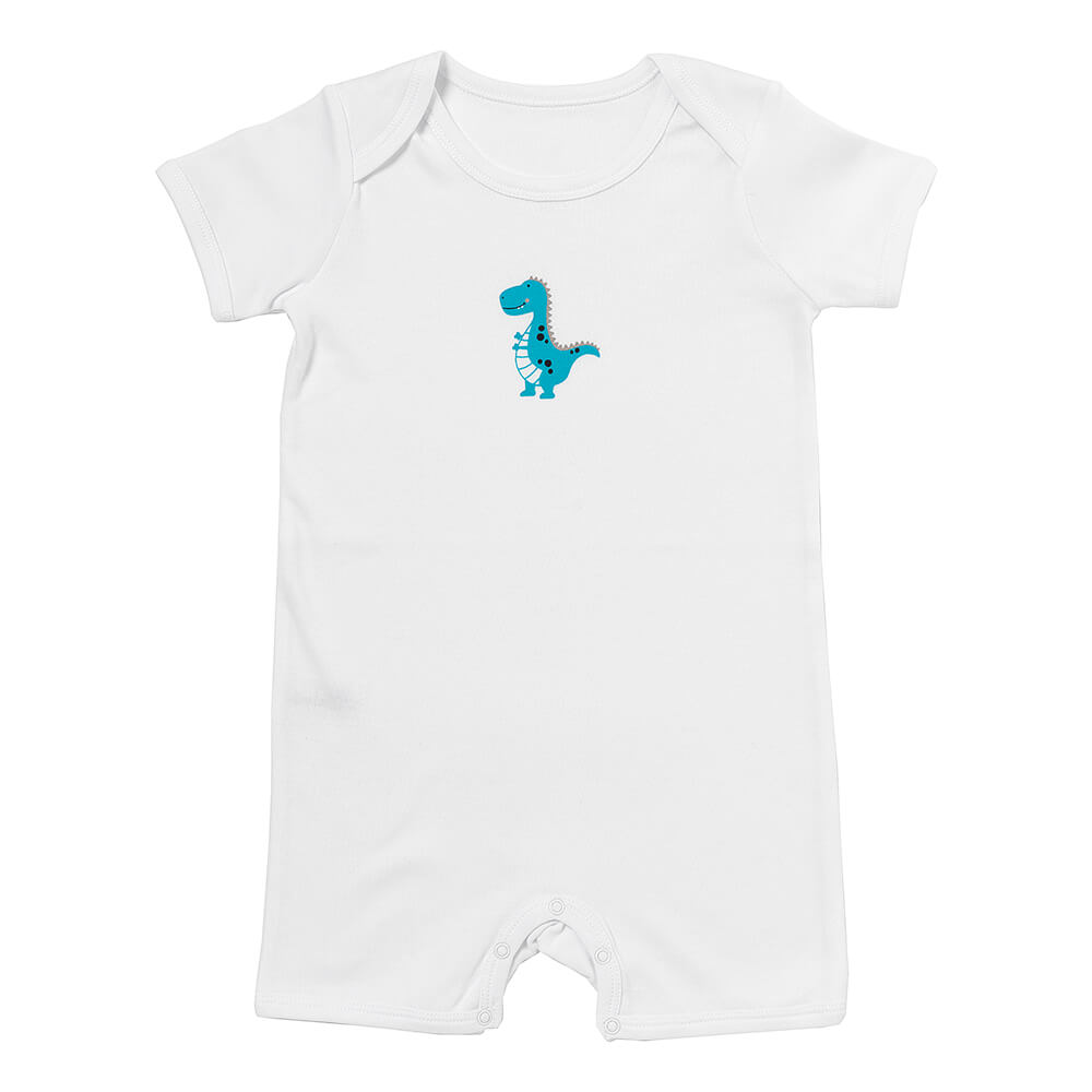 Organic Short Sleeve Baby Romper - 2-pack_Jurassic_3_439