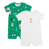 Organic Short Sleeve Baby Romper - 2-pack_Woodland Animals_1_439