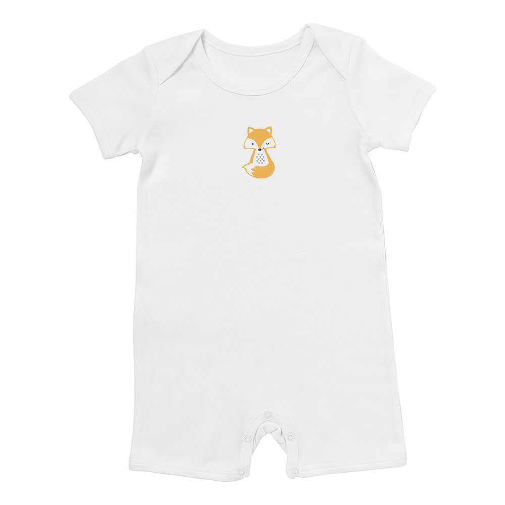 Organic Short Sleeve Baby Romper - 2-pack_Woodland Animals_3_439