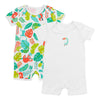 Organic Short Sleeve Baby Romper - 2-pack_Tropical_1_439