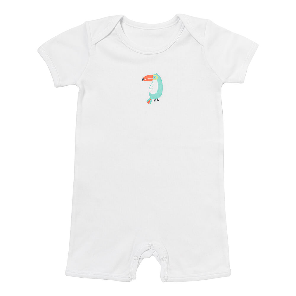 Organic Short Sleeve Baby Romper - 2-pack_Tropical_3_439