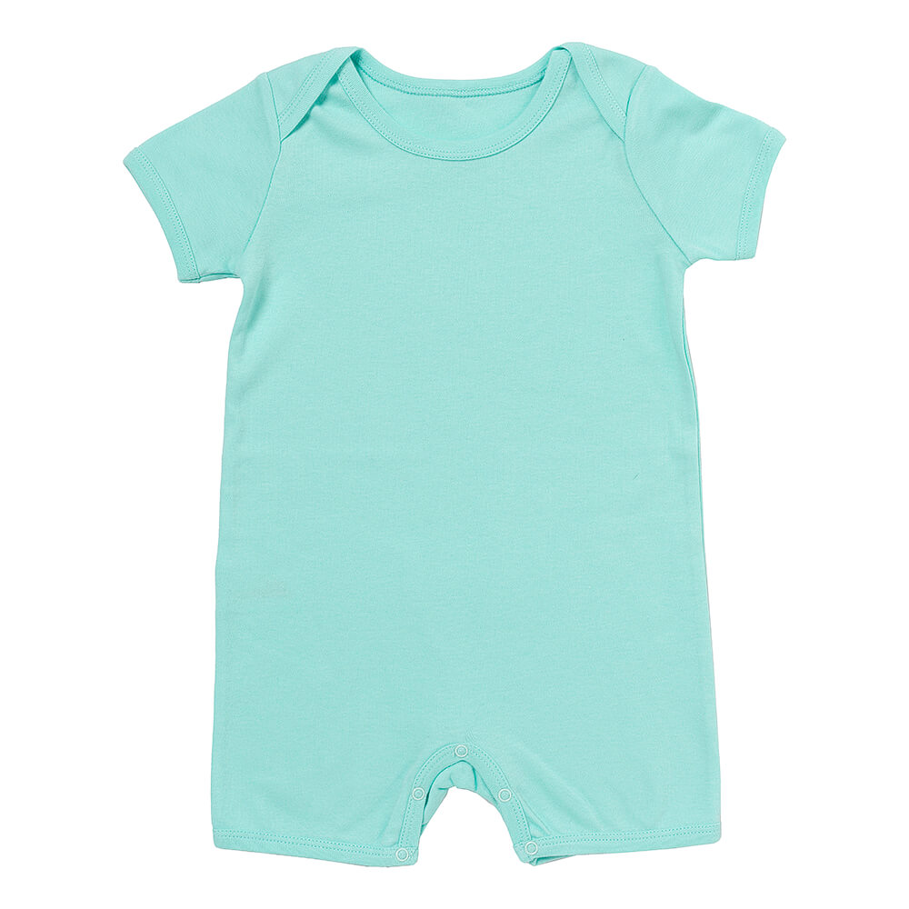 Organic Short Sleeve Baby Romper - 2-pack_Rainbow Stripes_3_439