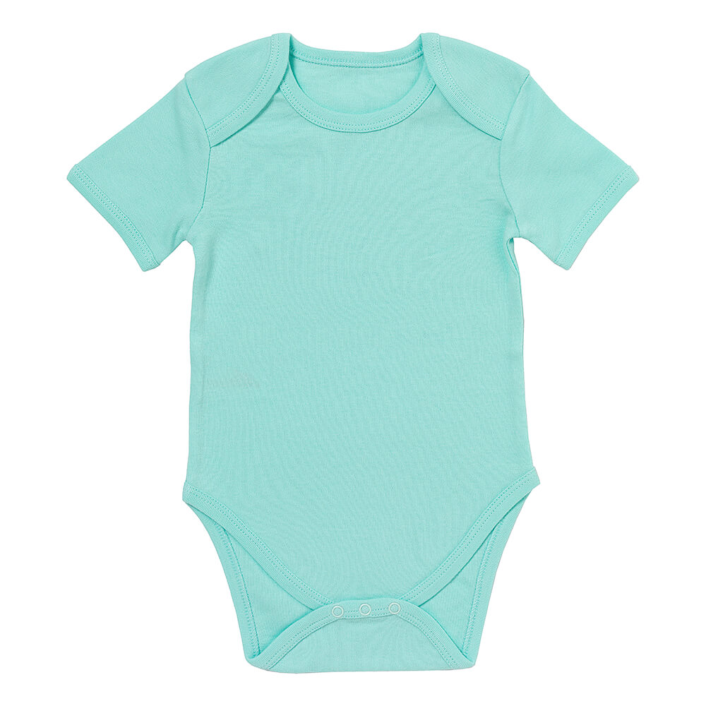 100% Organic Short Sleeve Baby Body - 5-pack_Rainbow Stripes_3_430