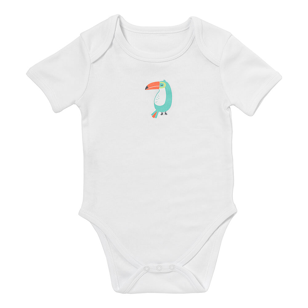 100% Organic Short Sleeve Baby Body - 5-pack_Tropical_4_430