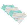 Organic Baby Bandanas - 4-pack_Rainbow Stripes_3_446