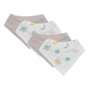 Organic Baby Bandanas - 4-pack_Moon & Stars_3_446
