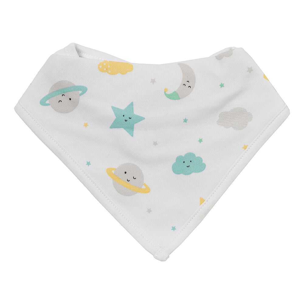 Organic Baby Bandanas - 4-pack_Moon & Stars_31_446