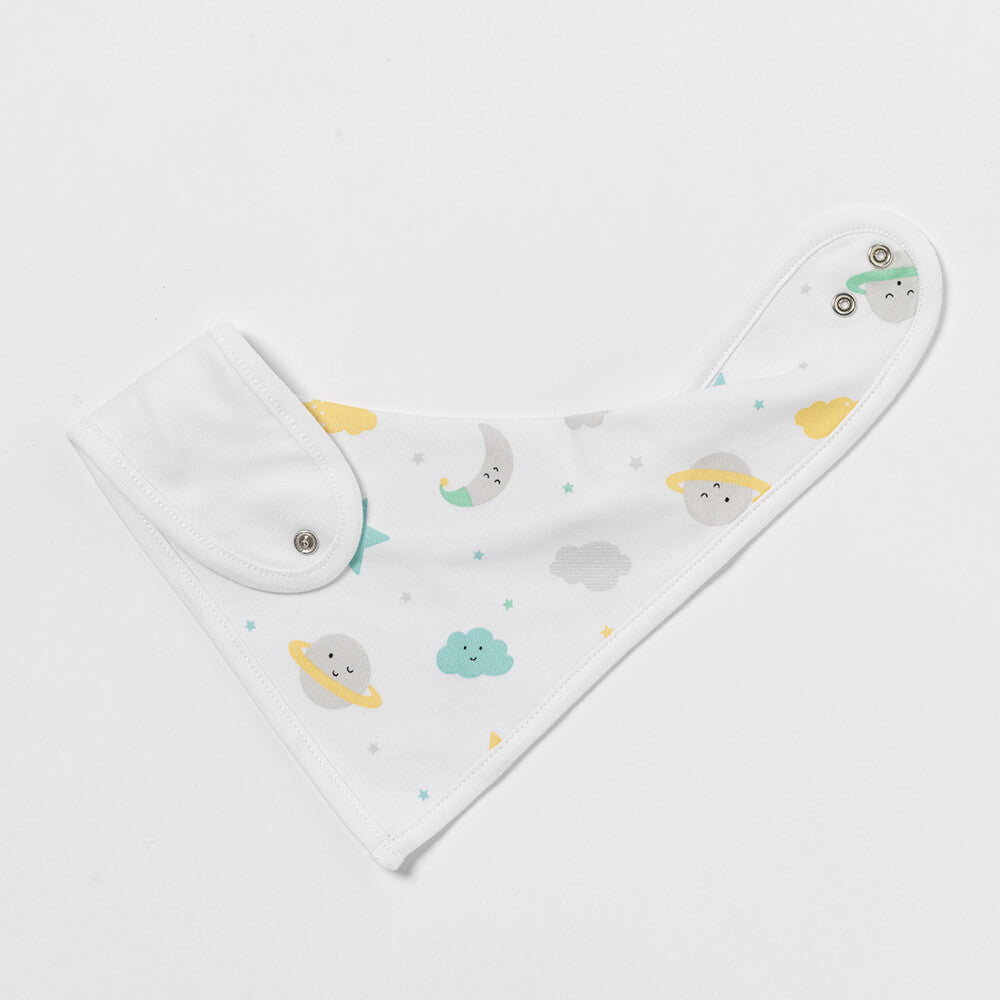 Organic Baby Bandanas - 4-pack_Moon & Stars_50_446