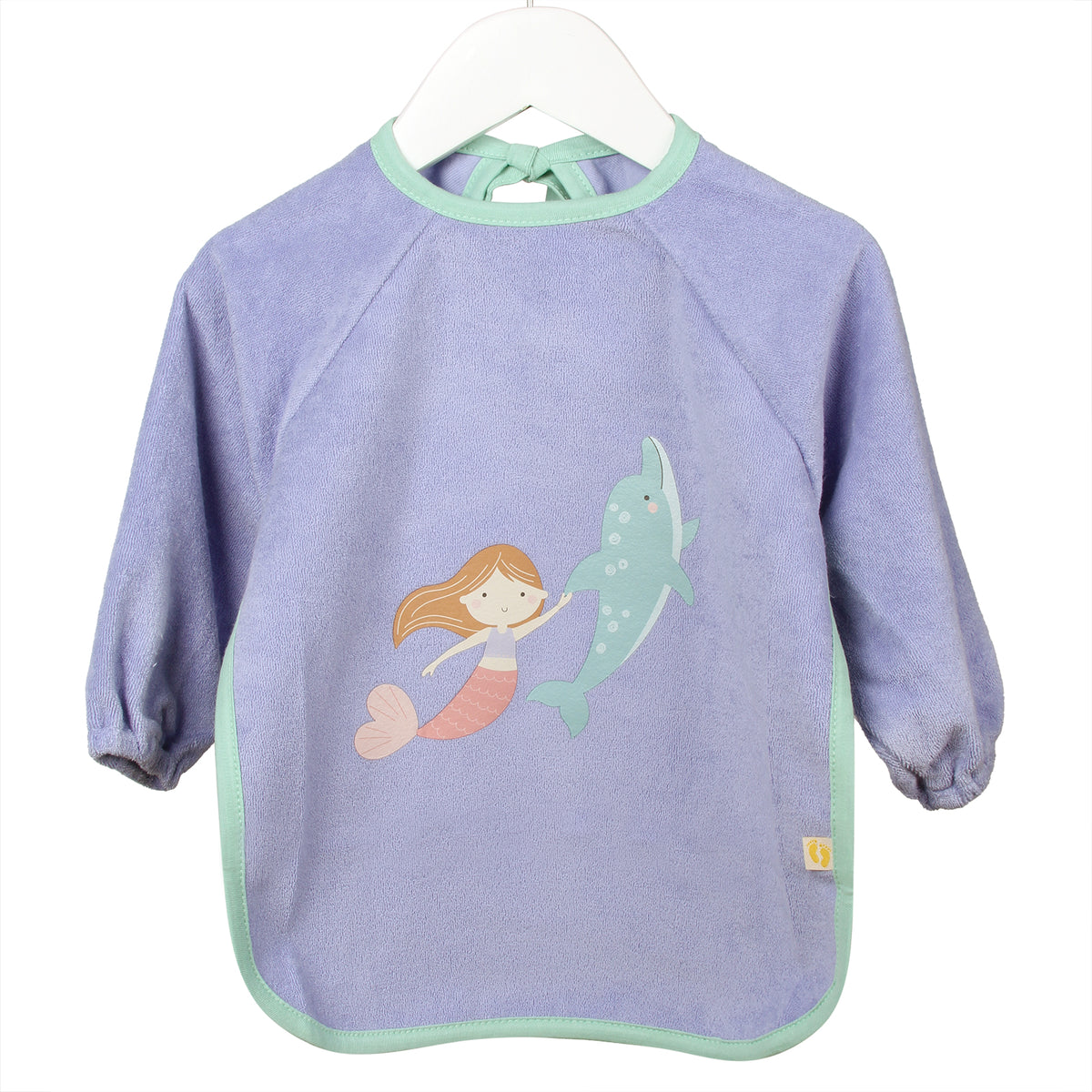 Waterproof Baby Bib with Sleeves_Mermaid_1_411