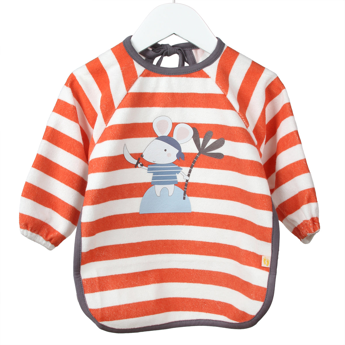 Waterproof Baby Bib with Sleeves_Pirate_1_411