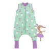 Sleeping Bag with Feet & Foldable Feet Covers - 1.0 TOG_Ballerina_front_418