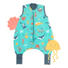 Sleeping Bag with Feet & Foldable Feet Covers - 1.0 TOG_Under the Sea_front_418