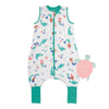 Sleeping Bag with Feet & Foldable Feet Covers - 1.0 TOG_Mermaid_front_418