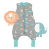 Sleeping Bag with Feet & Foldable Feet Covers - 1.0 TOG_Safari_front_418