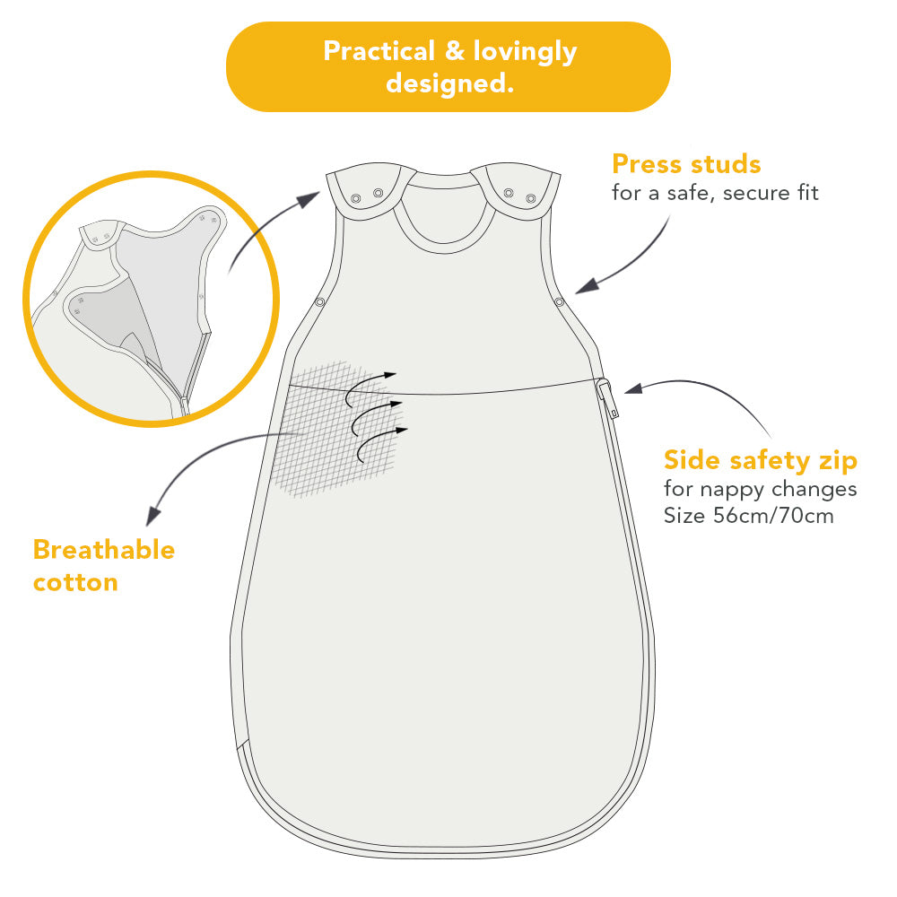Organic Baby Sleeping Bag - 1.0 TOG_USP_421