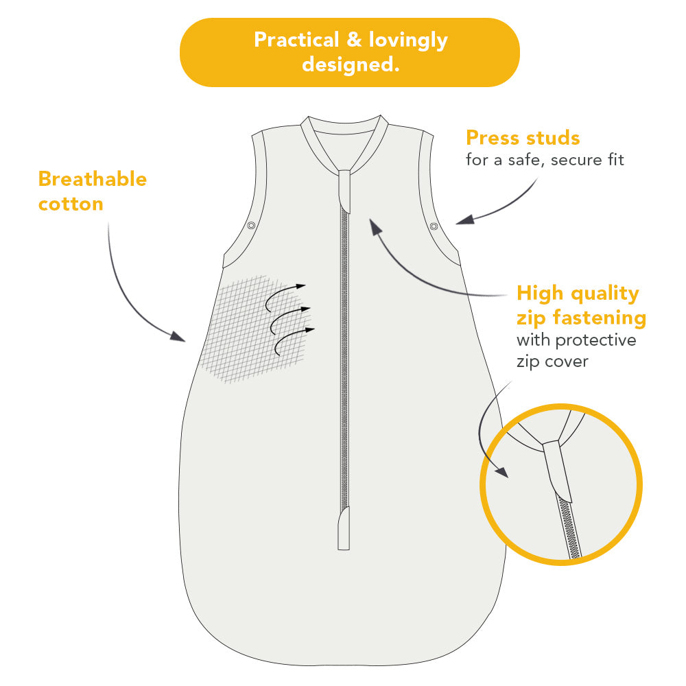 Organic Baby Sleeping Bag - 1.0 TOG_USP_421