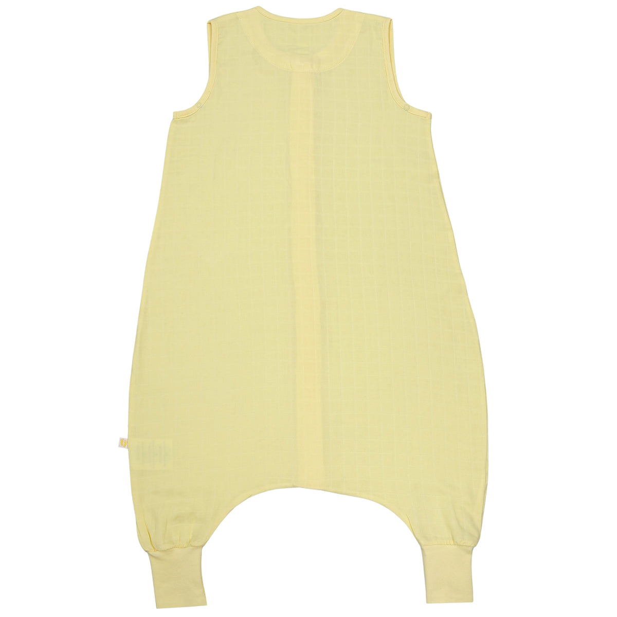 Muslin Sleeping Bag with Feet - 0.5 Tog_Soft Yellow_6_422
