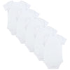 100% Organic Short Sleeve Baby Body - 5-pack_White_1_430