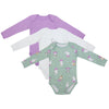 Organic Long Sleeve Baby Body - 3-pack_Ballerina_1_434