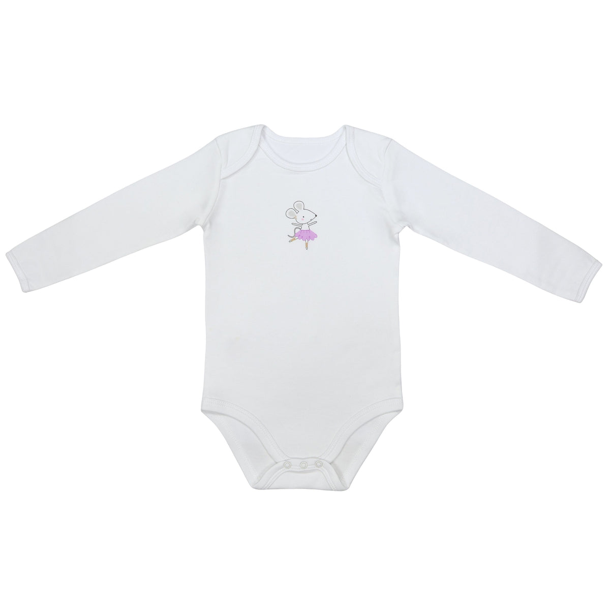 Organic Long Sleeve Baby Body - 3-pack_Ballerina_4_434