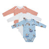 Organic Long Sleeve Baby Body - 3-pack_Pirate_1_434