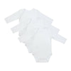 Organic Long Sleeve Baby Body - 3-pack_White_1_434