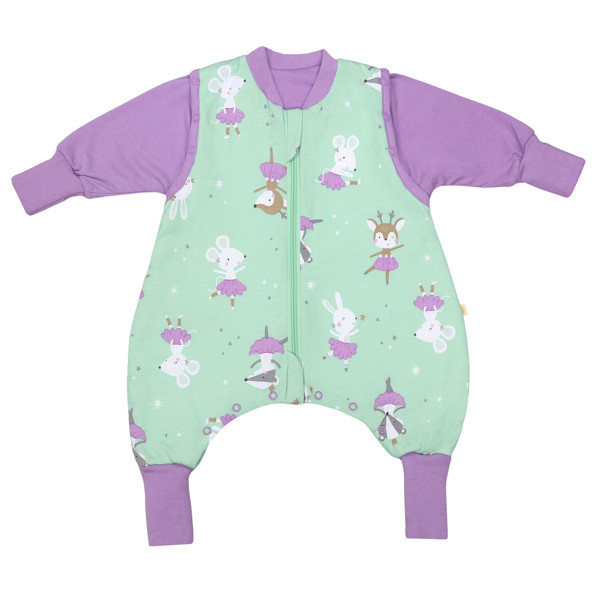 Sleeping Bag with Feet & Foldable Feet Covers - 2.5 TOG_Ballerina_front2_461