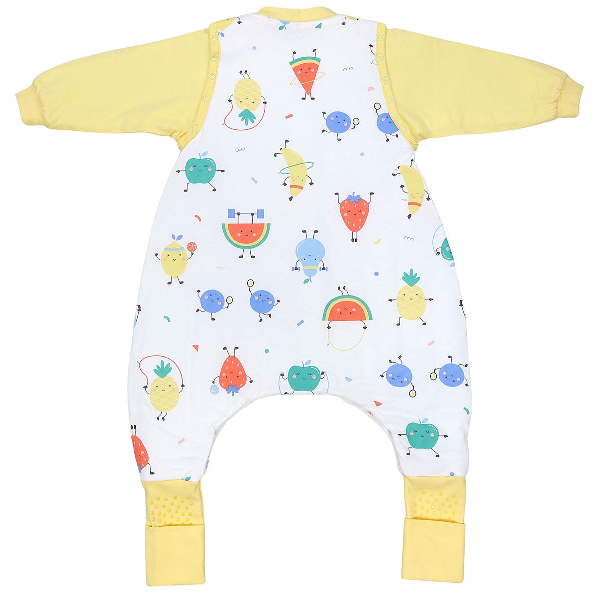 Sleeping Bag with Feet & Foldable Feet Covers - 2.5 TOG_Sporty Fruit_back2_461