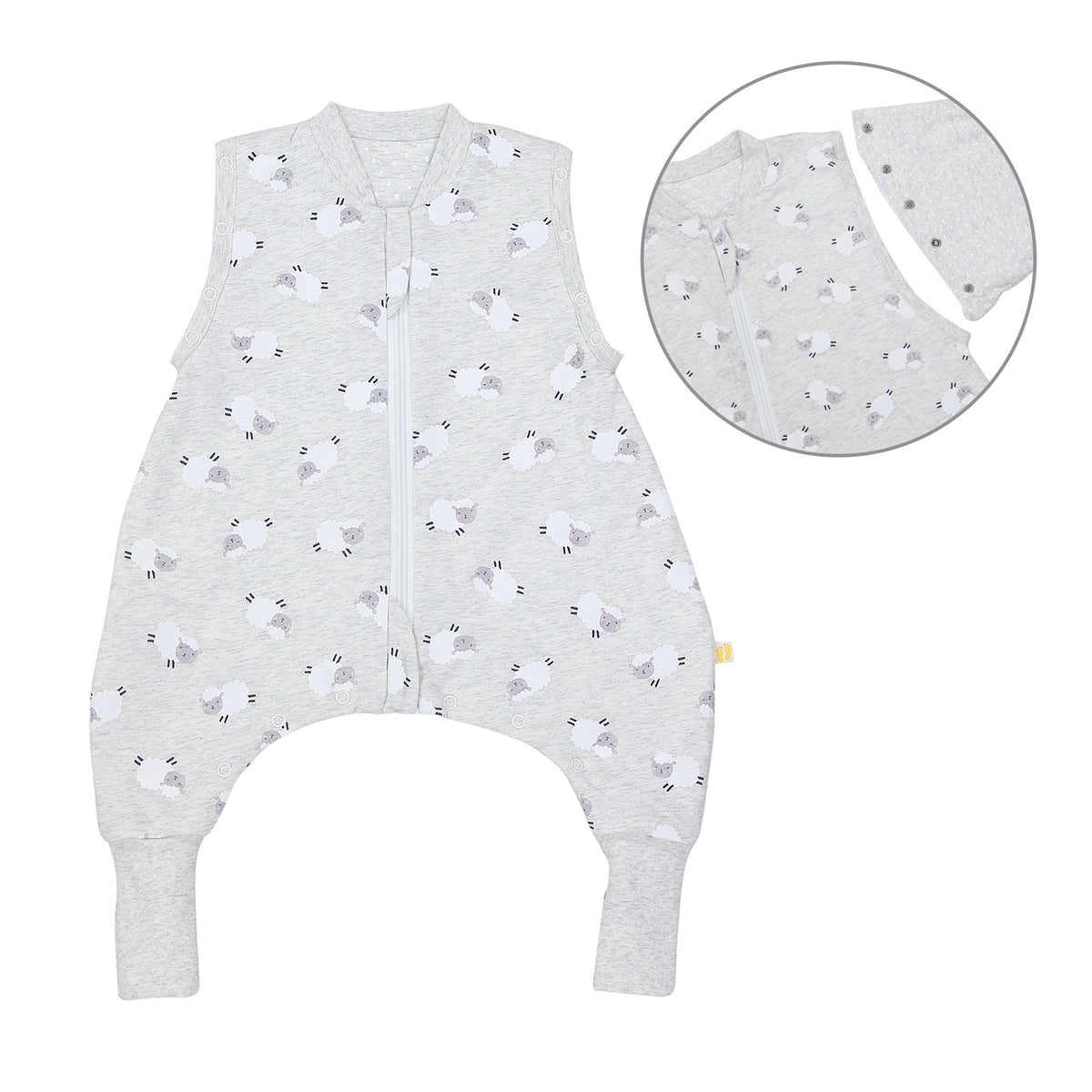 Sleeping Bag with Feet & Foldable Feet Covers - 2.5 TOG_front_461