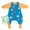 Sleeping Bag with Feet & Foldable Feet Covers - 2.5 TOG_Space_front_461