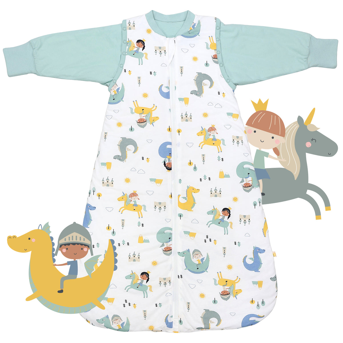 Sleeping Bag with Detachable Sleeves - 2.5 TOG_Fantasia_front_465