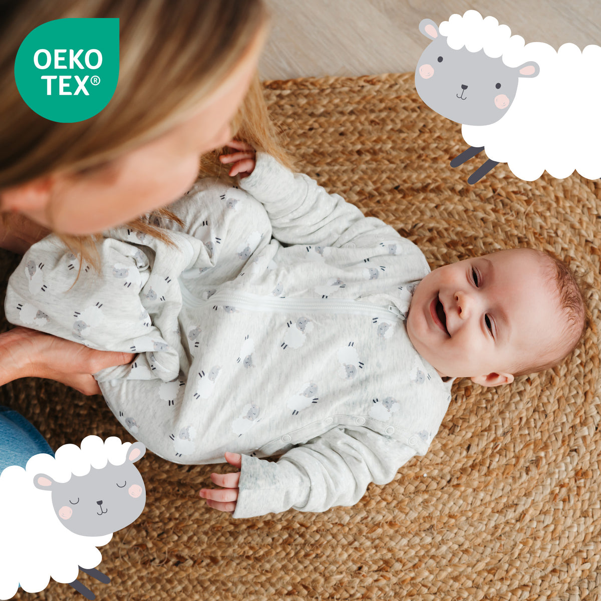 Sleeping Bag with Detachable Sleeves - 2.5 TOG_Kangaroo_OEKOTEX_465
