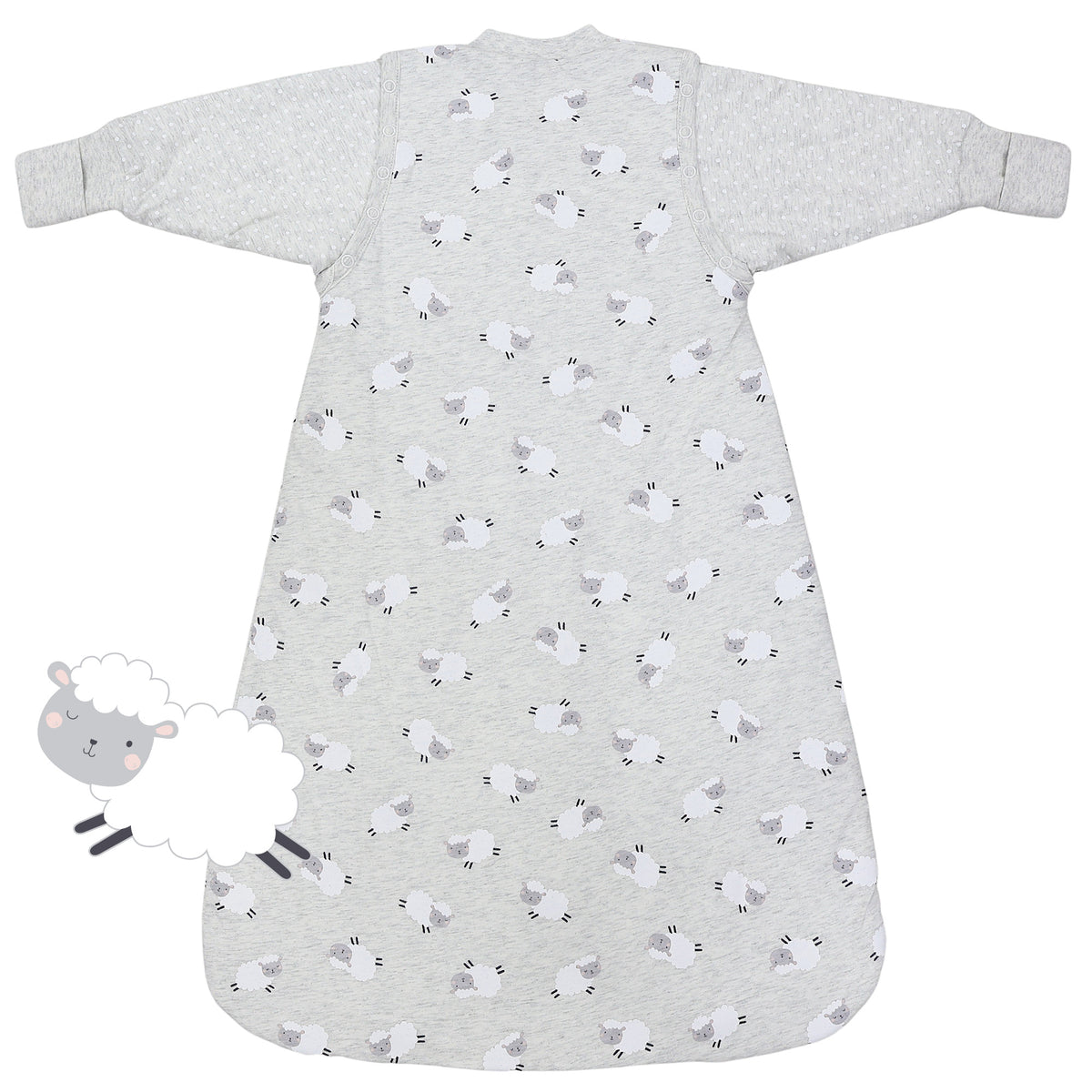 Sleeping Bag with Detachable Sleeves - 2.5 TOG_back_465