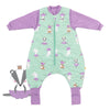 Sleeping Bag with Feet & Foldable Feet Covers - 3.5 TOG_Ballerina_front_468