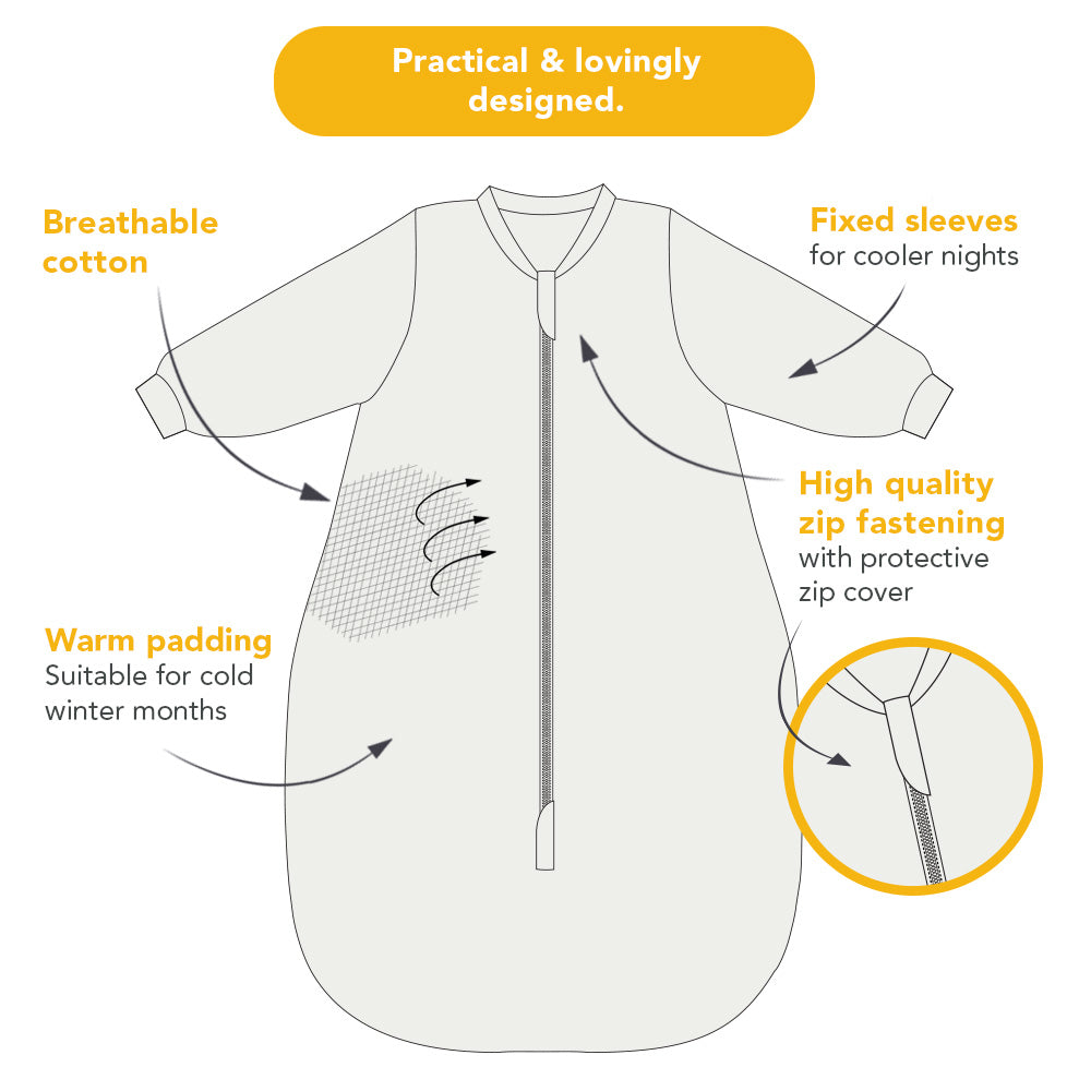 Long Sleeve Baby Sleeping Bag - 3.5 TOG_USP_471