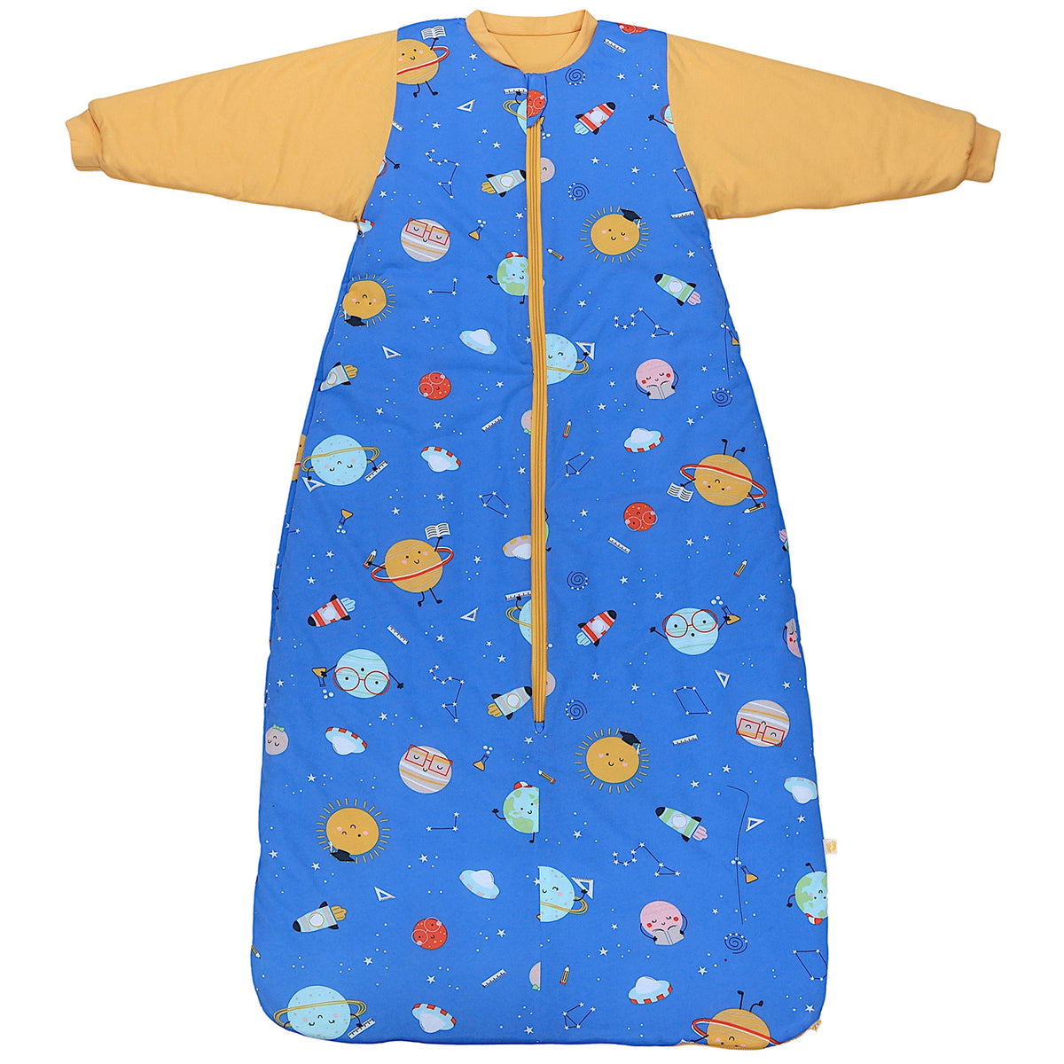 Long Sleeve Baby Sleeping Bag - 3.5 TOG_Space_front2_471