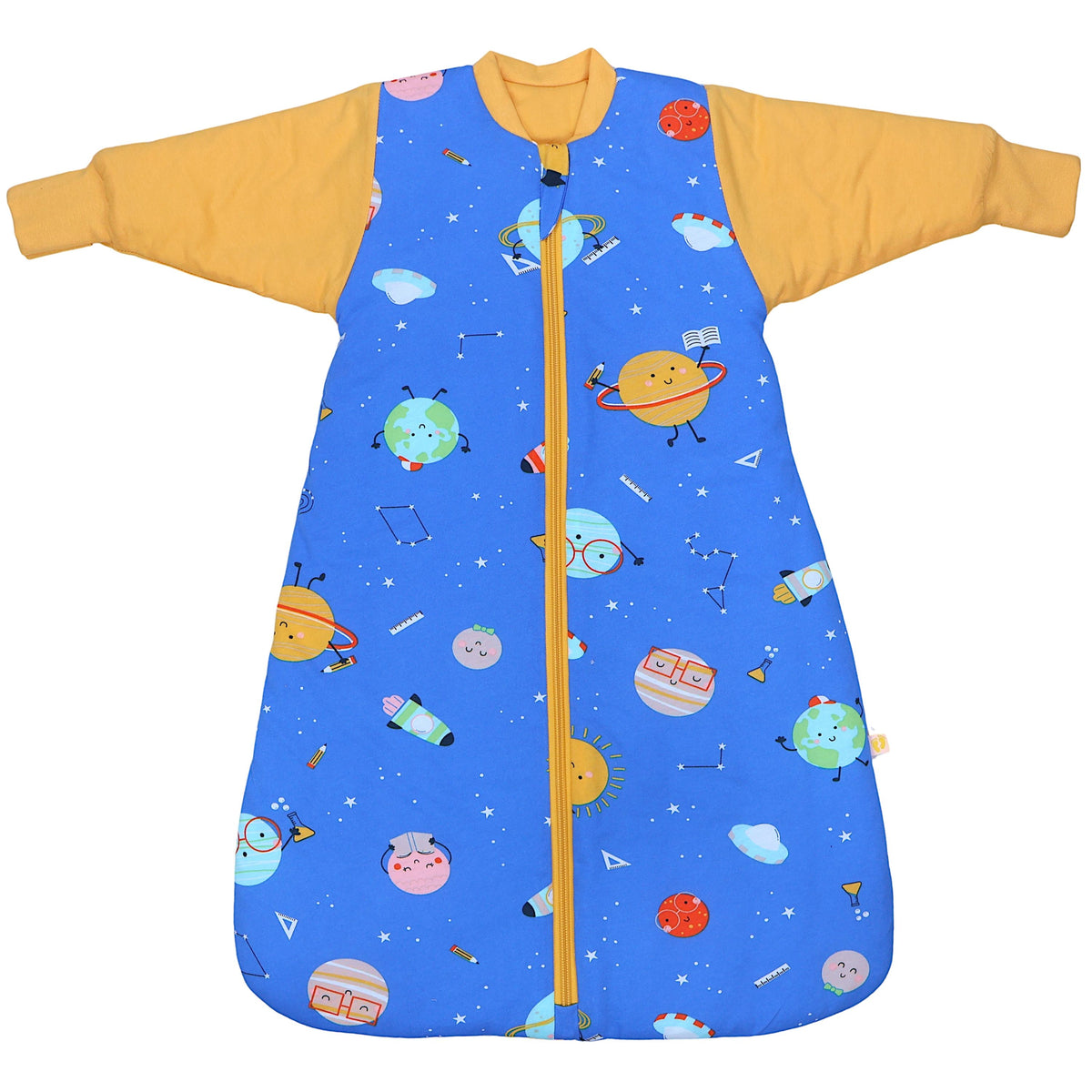 Long Sleeve Baby Sleeping Bag - 3.5 TOG_Space_front2_471