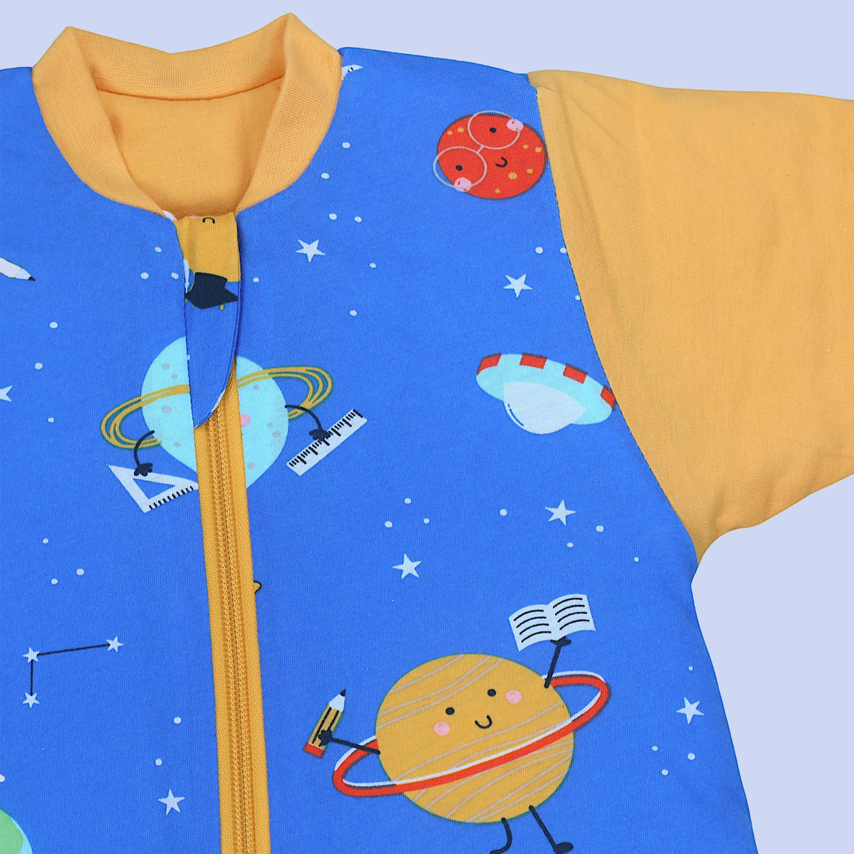 Long Sleeve Baby Sleeping Bag - 3.5 TOG_Space_sleeve area_471