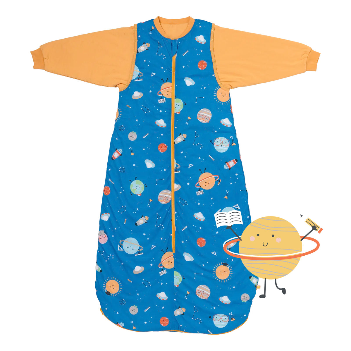 Sleeping Bag with Detachable Sleeves - 2.5 TOG_Space_front_465